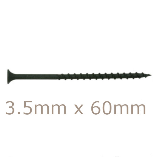 3.5x60mm Drywall Screws - Coarse Thread Sharp Point - box of 1000 3.5x60mm Drywall Screws - Coarse Thread Sharp Point - box of 1000
