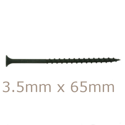 3.5x65mm Drywall Screws - Coarse Thread Sharp Point - box of 1000 3.5x65mm Drywall Screws - Coarse Thread Sharp Point - box of 1000