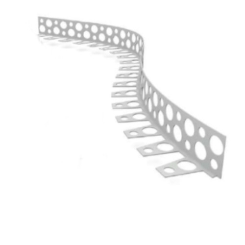 25mm x 25mm Flexible PVC Thin Coat Render and Plaster Corner Bead for Arches and Curved Walls - 2.5m 25mm x 25mm Flexible PVC Thin Coat Render and Plaster Corner Bead for Arches and Curved Walls - 2.5m