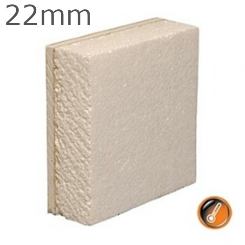 22mm Gyproc Thermaline Basic Insulated Plasterboard - (12.5mm EPS and 9.5mm Gypsum Wallboard) 22mm Gyproc Thermaline Basic Insulated Plasterboard - (12.5mm EPS and 9.5mm Gypsum Wallboard)