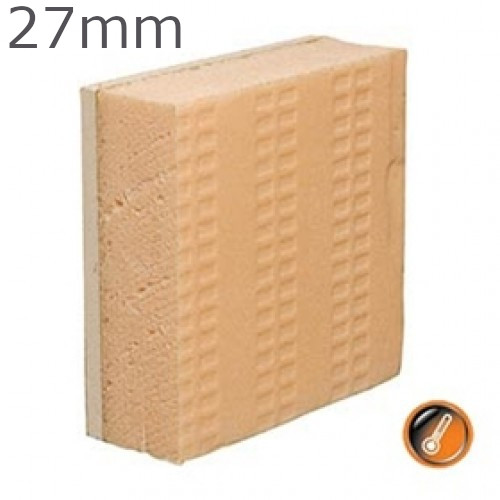 27mm Gyproc Thermaline Plus Insulated Plasterboard - (17.5mm XPS and 9.5mm Gyproc WallBoard) 27mm Gyproc Thermaline Plus Insulated Plasterboard - (17.5mm XPS and 9.5mm Gyproc WallBoard)