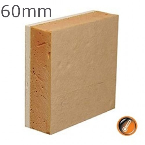 60mm Gyproc Thermaline Super Insulated Plasterboard (50.5mm Insulation and 9.5mm WallBoard) 60mm Gyproc Thermaline Super Insulated Plasterboard (50.5mm Insulation and 9.5mm WallBoard)