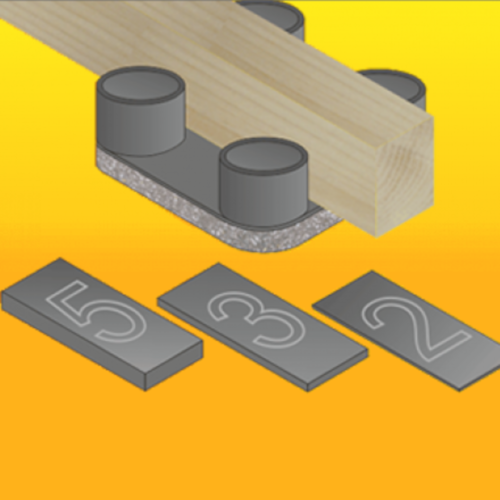 12mm Cellecta Deckfon Cradles (box of 250) 12mm Cellecta Deckfon Cradles (box of 250)