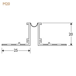 20-22mm Movement Bead PVC (pack of 3).