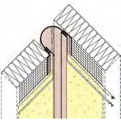 6mm Expansion Joint Profile PVC- CORNER - length 2.5m (pack of 3). 6mm Expansion Joint Profile PVC- CORNER - length 2.5m (pack of 3).