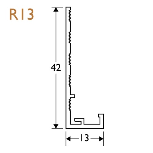 13mm Render Stop Bead PVC - 42mm Wing (pack of 5). 13mm Render Stop Bead PVC - 42mm Wing (pack of 5).