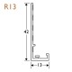 13mm Render Stop Bead PVC - 42mm Wing (pack of 5). 13mm Render Stop Bead PVC - 42mm Wing (pack of 5).