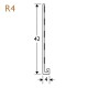 4mm Render Stop Bead PVC - 42mm Wing (pack of 5). 4mm Render Stop Bead PVC - 42mm Wing (pack of 5).