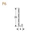 6mm Render Stop Bead PVC - 25mm Wing (pack of 5). 6mm Render Stop Bead PVC - 25mm Wing (pack of 5).