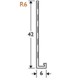 6mm Render Stop Bead PVC - 42mm Wing (pack of 5). 6mm Render Stop Bead PVC - 42mm Wing (pack of 5).